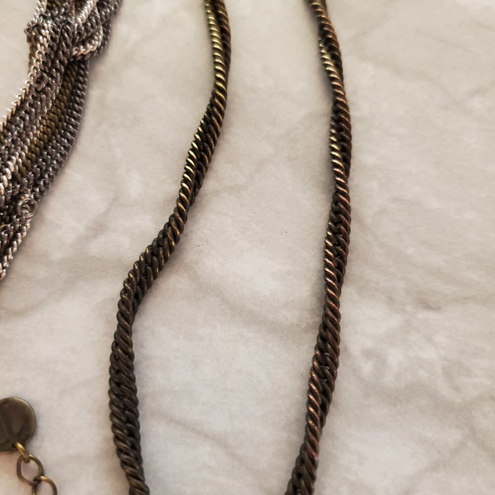 💖 Talbots Multi Chain Necklace 💖 - Picture 6 of 8